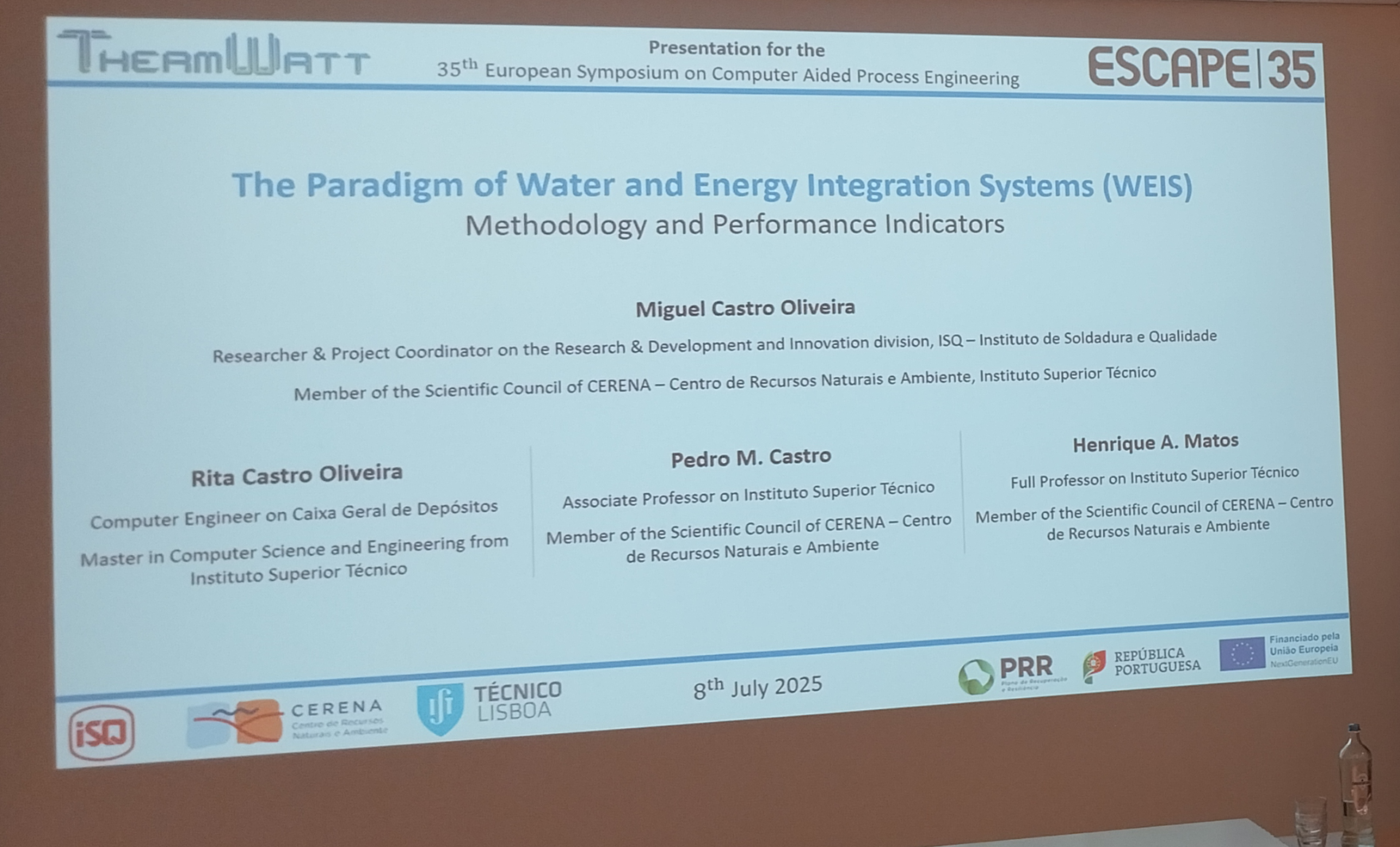 Delivering a presentation at a Scientific Conference